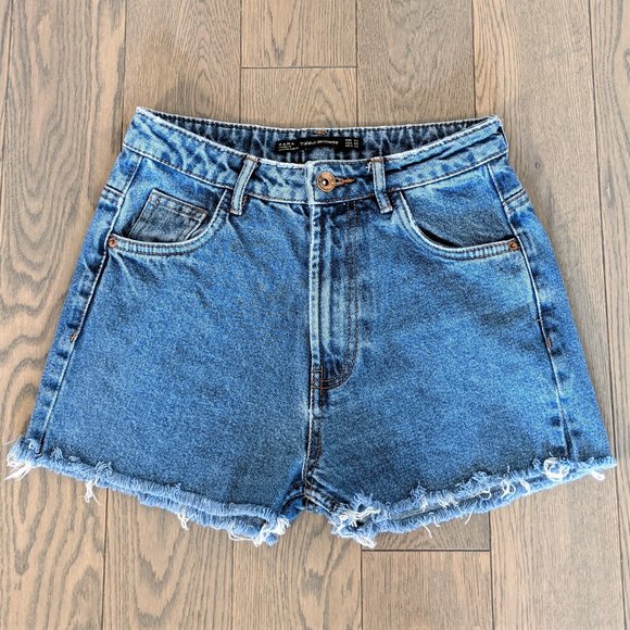 Zara Trafaluc High Waisted Shorts - Picture 1 of 6